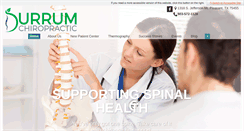 Desktop Screenshot of durrumchiropractic.com